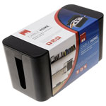 Max Hauri AG 126728 Cable box Black LxWxH 235x115x120mm 1 pc Office Use