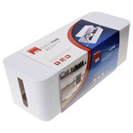 Max Hauri AG 126730 Cable box White 400x155x135mm 1 pc Office Cable Bundling