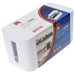 Max Hauri 126731 Cable box White LxWxH 235x115x120 mm 1 pc For office use