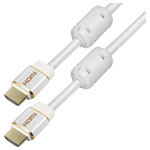 Maxtrack C 216-1,5 L HDMI Cable 1.50 m White 4K UHD Gold-Plated Shielded