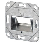 Metz Connect 130B20D21200KE Network outlet Flush mount 2 ports White