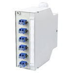 Metz Connect 15024A97406-E OpDAT REGpro splice LC-Duplex OS2 6-port patch panel