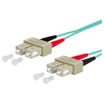 Metz Connect 151J1EOEO20E Fibreglass FO Cable Turquoise 2m SC-SC OM3