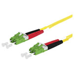 Metz Connect 151P1JAJA10E Fibreglass Yellow Singlemode FO Cable 1.00 m LC-LC