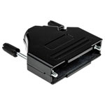 MH Connectors Dtzk9Bkrapcbk-K D-Sub Housing 9 Pins 180° Black 1Pc D-Sub Back