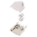 MH Connectors Dtzk9-Ra-Hi-K D-Sub Housing 9 Pins Diecast Zinc Nickel Plated