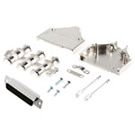 MH Connectors Mhdm25-Hd44Ms-K D-Sub Receptacle Set 180° 25 Pins Solder Bucket