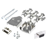 MH Connectors Mhdm9-Hd15Fs-K D-Sub Pin Strip Set 180° 9 Pin Solder Bucket