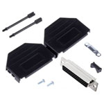 MH Connectors Mhdppk25Hd44Fs-K D-Sub Receptacle Set 180° 25 Pins Solder Bucket