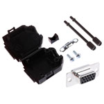 MH Connectors Mhdppk9Hd15Fs-K D-Sub Receptacle Set 9 Pins Solder Bucket 180°