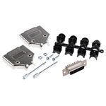 MH Connectors Mhdtpk15-Dm15S-K D-Sub Receptacle Set 180° 15 Pins Solder Bucket