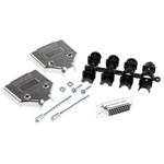 MH Connectors Mhdtpk15Hd26Fs-K D-Sub Receptacle Set 180° 15 Pins Solder Bucket