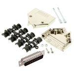 MH Connectors Mhdtpk25-Dm25P-K D-Sub Pin Strip Set 180° 25 Pins Solder Bucket