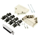 MH Connectors Mhdtpk25Hd44Fs-K D-Sub Receptacle Set 25-Pin Solder Bucket