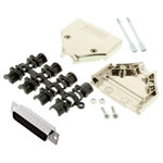 MH Connectors Mhdtpk25Hd44Ms-K D-Sub Pin Strip Set 25 Pins Solder Bucket 180°