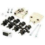 MH Connectors Mhdtpk9Hd15Ms-K D-Sub Pin Strip Set 9 Pins 180° Solder Bucket