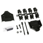 MH Connectors Mhdtppk15Hd26Fsk D-Sub Receptacle Set 180° 15 Pins Solder Bucket