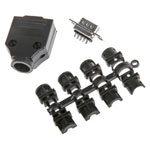 MH Connectors Mhdtppk9-Db9P-K D-Sub Pin Strip Set 180° 9 Pins Solder Bucket