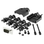 MH Connectors Mhdtppk9Hd15Msk D-Sub Pin Strip Set 180° 9 Pins Solder Bucket