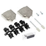 MH Connectors Mhdtzk15Hd26Fs-K D-Sub Receptacle Set 180° 15 Pins Solder Bucket