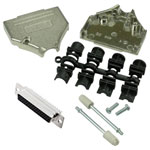 MH Connectors Mhdtzk25Hd44Fs-K D-Sub Receptacle Set 25 Pins Solder Bucket