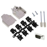 MH Connectors Mhdtzk9Hd15Ms-K D-Sub Pin Strip Set 9 Pins Solder Bucket 180°