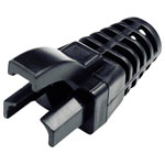 MH Connectors MHRJ45SRI-BK RJ45 Black  Kink Protection RJ Plugs Sockets