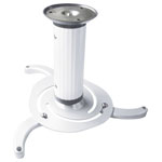 My Wall H16-2WL Projector ceiling mount white tiltable swivelling 200mm