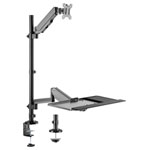 My Wall HL63L Monitor desk mount 17-32 Black height adjustable tiltable