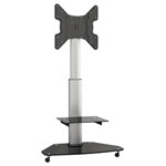 My Wall HP1CL TV trolley Telescopic Height-adjustable Swivelling tiltable