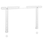 My Wall HS9WL Soundbar mounting brackets Rigid White 1 pc Speaker Wall Bracket