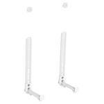 My Wall HZ 19 WL Soundbar mounting brackets Swivelling White 2 pcs Wall Bracke