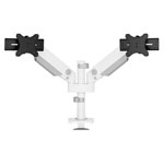 Neomounts DS65S-950WH2 Monitor desk mount, white, height-adjustable, tiltable