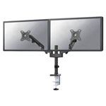 Neomounts DS70-750BL2 Monitor desk mount 17"-27" Black Height-adjustable