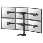 Neomounts FPMA-D700DD6 Desk mount 6x monitors 10"-27" Swivelling Tiltable Black