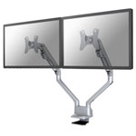 Neomounts FPMA-D750DSILVER 2x Monitor desk mount 10"-32" Swivelling Grey