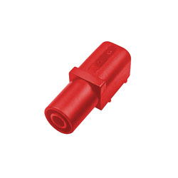 TruConnect 4mm Panel PCB Socket Red