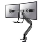 Neomounts NM-D775DXBLACK Monitor desk mount Black Swivelling Tiltable