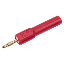 TruConnect 2mm Banana In-Line Socket Red