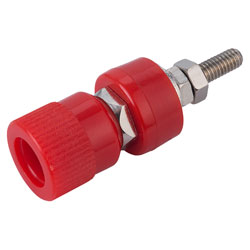 TruConnect 4mm Binding Post with M4 Thread Red