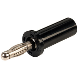 TruConnect Low Cost 4mm Black Plug