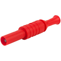 PJP 1065-R 4mm Shrouded Cable Plug Red