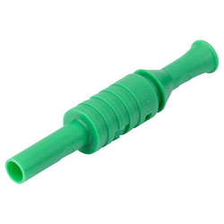 PJP 1063-V 4mm Shrouded Cable Socket Green