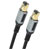 Oehlbach D1C13353 RJ45 Network Cable CAT 8.1 2m Black Gold Plated Connectors