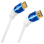 Oehlbach D1C42535 HDMI Cable White 1m UHD 8K Triple Shielding