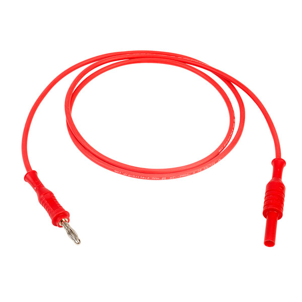 PJP 2021-100R Red 4mm Ext Lead 30V AC