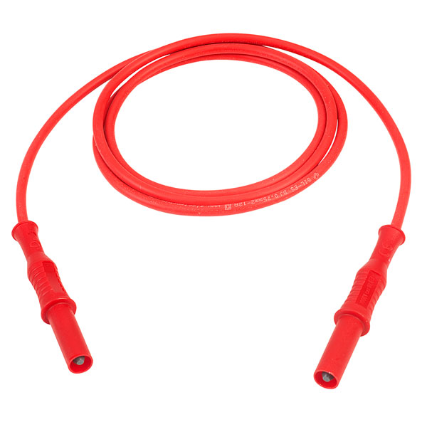 PJP 2311-IEC-100R Red 4mm Safety Lead