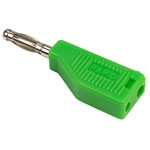 TruConnect Green 4mm Stackable Plug