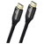 Oehlbach D1C92489 HDMI Cable 8K UHD Black Gold Plated 0.75 m