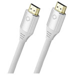 Oehlbach D1C92490 HDMI Cable White 1.50 m HDMI-A plug 8K UHD